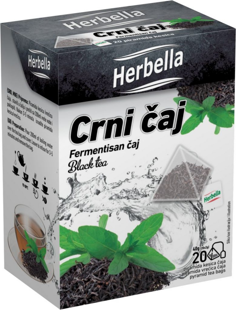 Malina impex Crni caj u piramida kesici