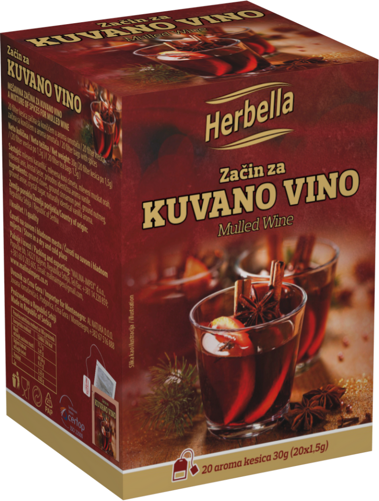 Malina impex Herbella Začin za kuvano vino u filter kesici